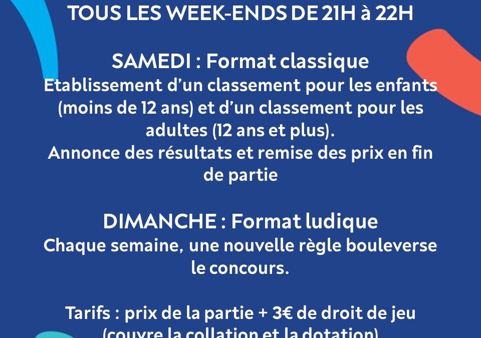 CONCOURS DE BOWLING